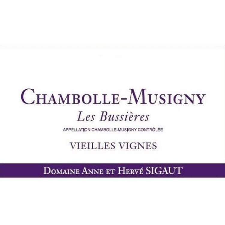 Anne et Herve Sigaut Chambolle-Musigny 1er Cru Bussieres 2016 (6x75cl)