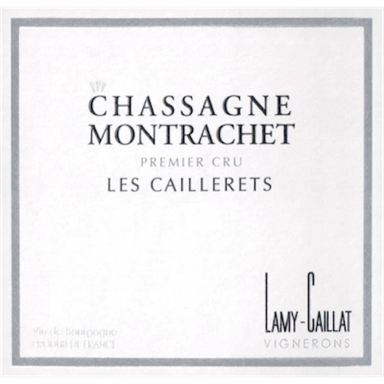 Lamy-Caillat Chassagne-Montrachet 1er Cru Les Caillerets 2017 (6x75cl)
