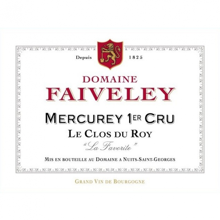 Faiveley Mercurey 1er Cru Clos du Roy La Favorite 2017 (6x75cl)