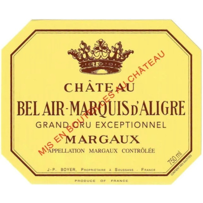 Bel Air-Marquis d'Aligre 1999 (1x75cl)