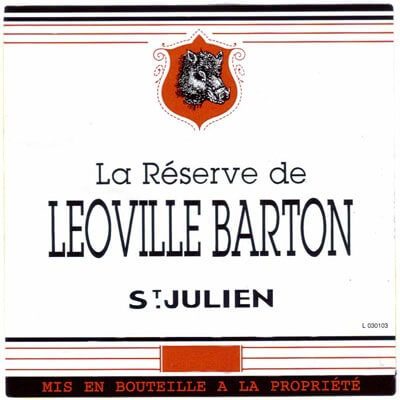 La Reserve de Leoville Barton 2017 (24x37.5cl)