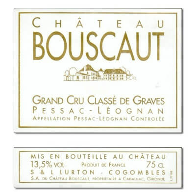 Bouscaut Blanc 2022 (12x75cl)