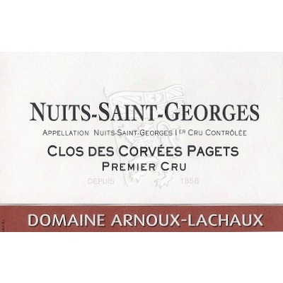 Arnoux-Lachaux Nuits-Saint-Georges 1er Cru Clos des Corvees Pagets 2010 (6x75cl)