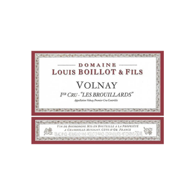 Louis Boillot Volnay 1er Cru Les Brouillards 2022 (6x75cl)