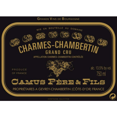 Camus Pere et Fils Charmes-Chambertin Grand Cru 2017 (12x75cl)