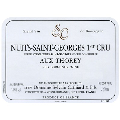 Sylvain Cathiard Nuits-Saint-Georges 1er Cru Aux Thorey 2011 (6x75cl)