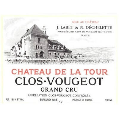 Chateau de la Tour Clos-Vougeot Grand Cru 2012 (1x75cl)