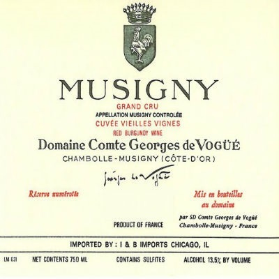 Comte Georges de Vogue Musigny Grand Cru VV 2004 (6x75cl)