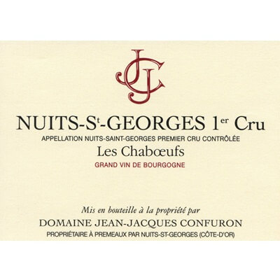 Jean-Jacques Confuron Nuits-Saint-Georges 1er Cru Les Chaboeufs 2020 (6x75cl)