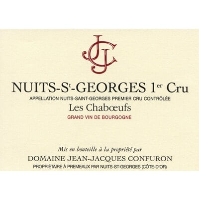 Jean-Jacques Confuron Nuits-Saint-Georges 1er Cru Les Chaboeufs 2019 (3x75cl)