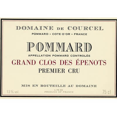 Courcel Pommard 1er Cru Grand Clos des Epenots 1999 (12x75cl)