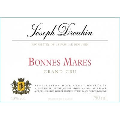 Joseph Drouhin Bonnes-Mares Grand Cru 2021 (6x75cl)