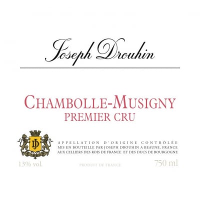 Joseph Drouhin Chambolle-Musigny 1er Cru 2020 (6x75cl)