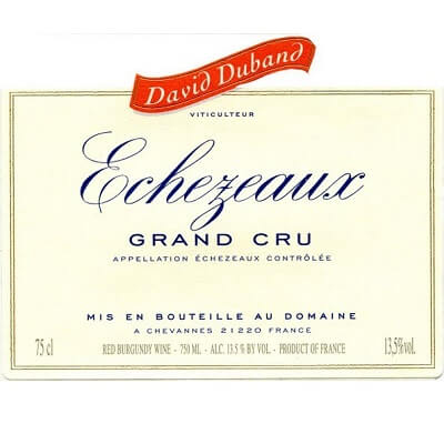 David Duband Echezeaux Grand Cru 2019 (1x75cl)