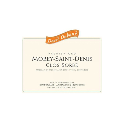 David Duband Morey-Saint-Denis 1er Cru Clos Sorbe  2018 (6x75cl)