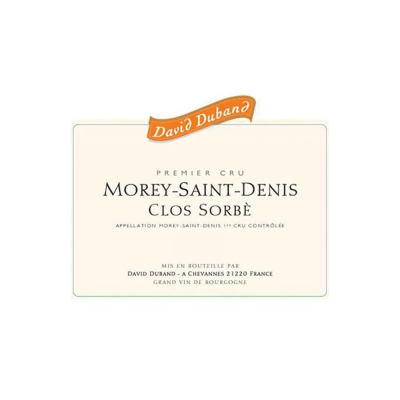David Duband Morey-Saint-Denis 1er Cru Clos Les Sorbe  2022 (6x75cl)