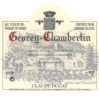 Claude Dugat Gevrey-Chambertin 2022 (12x75cl)