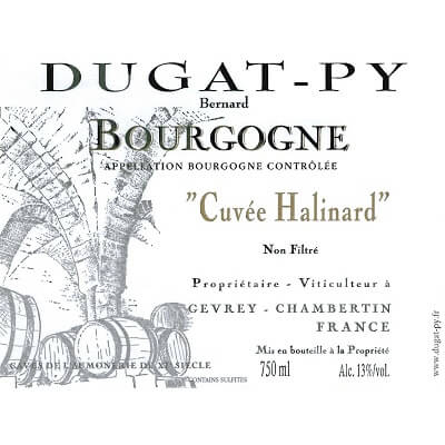 Bernard Dugat-Py Bourgogne Cuvee Halinard Rouge 2022 (6x75cl)