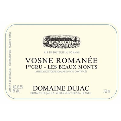 Dujac Vosne-Romanee 1er Cru Beaux Monts 2016 (6x75cl)