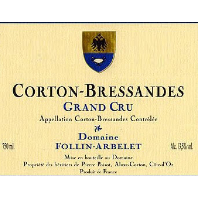 Follin-Arbelet Corton Les Bressandes Grand Cru 2009 (6x150cl)