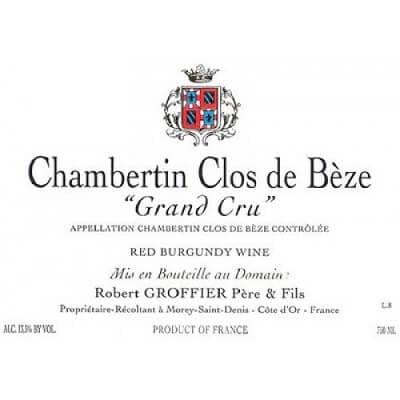 Robert Groffier Chambertin-Clos-De-Beze Grand Cru 2021 (6x75cl)