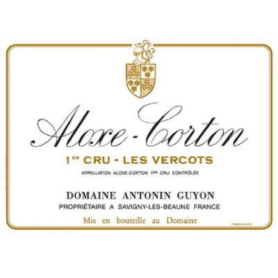 Antonin Guyon Aloxe Corton 1er Cru Vercots 2022 (6x75cl)