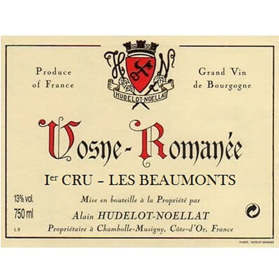 Hudelot-Noellat Vosne-Romanee 1er Cru Les Beaumonts 2022 (6x75cl)