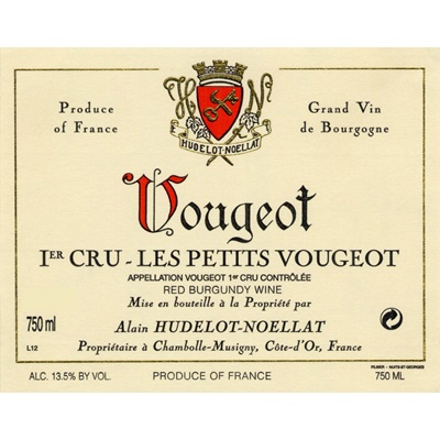 Hudelot-Noellat Vougeot 1er Cru Les Petits Vougeots 2013 (6x75cl)