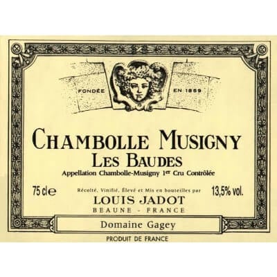 Louis Jadot (Gagey) Chambolle-Musigny 1er Cru Les Baudes 2020 (6x75cl)