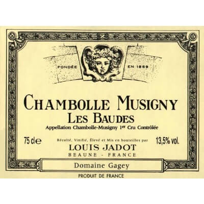 Louis Jadot (Gagey) Chambolle-Musigny 1er Cru Les Baudes 2013 (6x75cl)