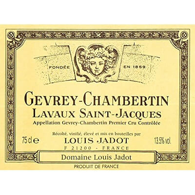 Louis Jadot Gevrey-Chambertin 1er Cru Lavaux Saint-Jacques 2021 (3x75cl)