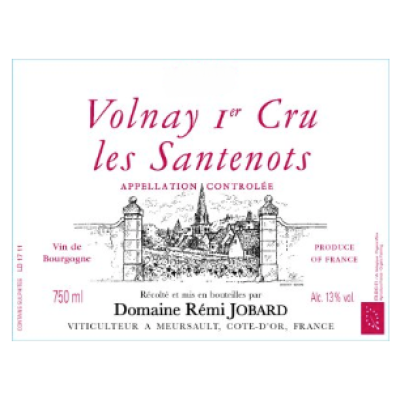 Remi Jobard Volnay 1er Cru Santenots 2019 (12x75cl)