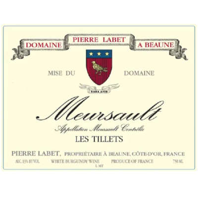 Labet Pere et Fils Meursault Tillets 2022 (6x75cl)