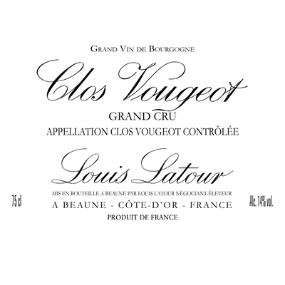 Louis Latour Clos-Vougeot Grand Cru 2020 (6x75cl)