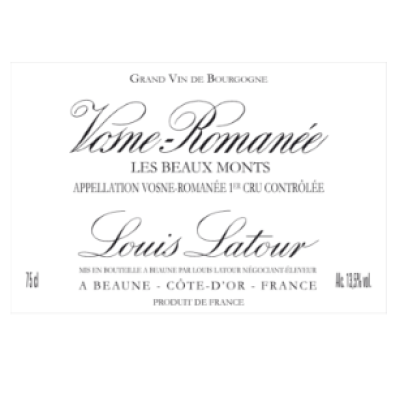 Louis Latour Vosne-Romanee 1er Cru Les Beaux Monts 2021 (6x75cl)