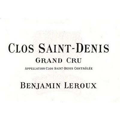 Benjamin Leroux Clos Saint Denis Grand Cru 2015 (3x75cl)