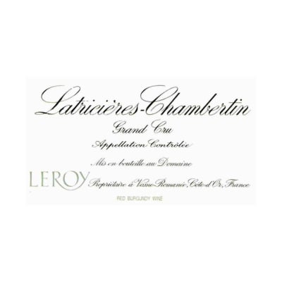 Leroy Latricieres-Chambertin Grand Cru 1992 (1x75cl)
