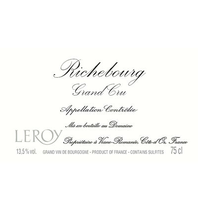 Leroy Richebourg Grand Cru 2006 (3x75cl)