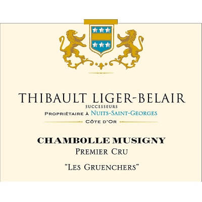 Thibault Liger Belair Chambolle-Musigny 1er Cru Les Gruenchers 2012 (6x75cl)