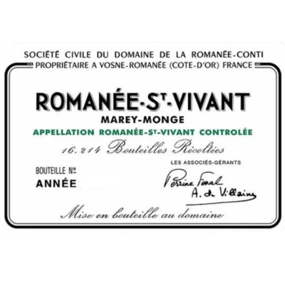Marey Monge Romanee-Saint-Vivant Grand Cru 1967 (1x75cl)