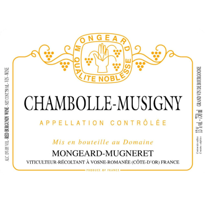 Mongeard Mugneret Chambolle-Musigny 2022 (6x75cl)