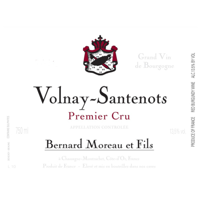 Bernard Moreau Volnay 1er Cru Santenots 2020 (6x75cl)
