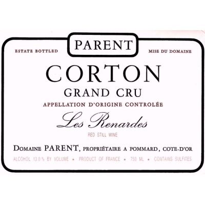 Parent Corton Grand Cru Les Renardes 2017 (6x75cl)