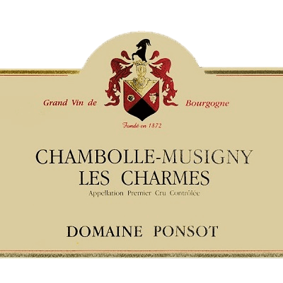 Ponsot Chambolle-Musigny 1er Cru Les Charmes 2009 (6x75cl)