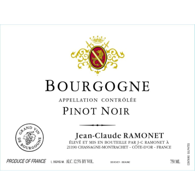 Ramonet Bourgogne Rouge 2022 (12x75cl)