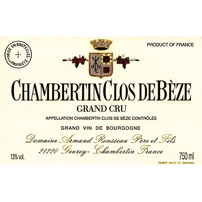 Armand Rousseau Chambertin-Clos-De-Beze Grand Cru 2002 (6x75cl)