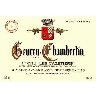 Armand Rousseau Gevrey-Chambertin 1er Cru Les Cazetiers 2010 (6x75cl)