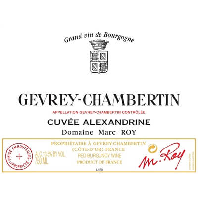 Marc Roy Gevrey-Chambertin Cuvee Alexandrine 2018 (6x75cl)