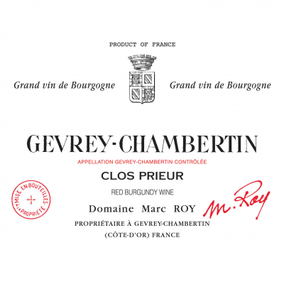 Marc Roy Gevrey-Chambertin 1er Cru Clos Prieur 2019 (6x75cl)