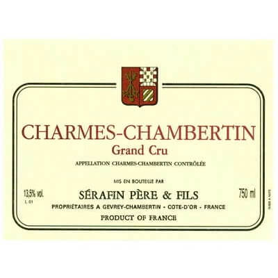 Christian Serafin Charmes-Chambertin Grand Cru 2022 (6x75cl)